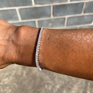 1-Moissenite Tennis Jewelry 6in to 24in 2mm to 6.5mm